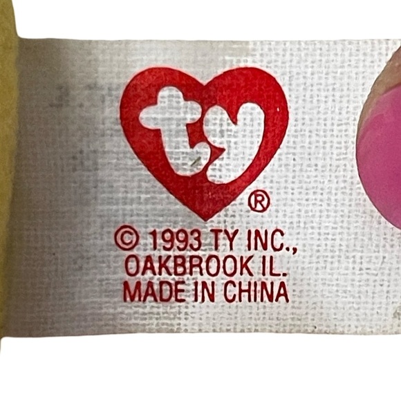 1993 Ty Teenie Beanie Babies Duck named Quacks Rare. - Picture 3 of 4